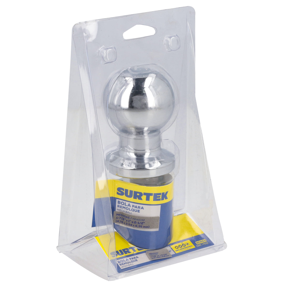 Bola de arrastre para remolque 1-7/8" x 1" Surtek
