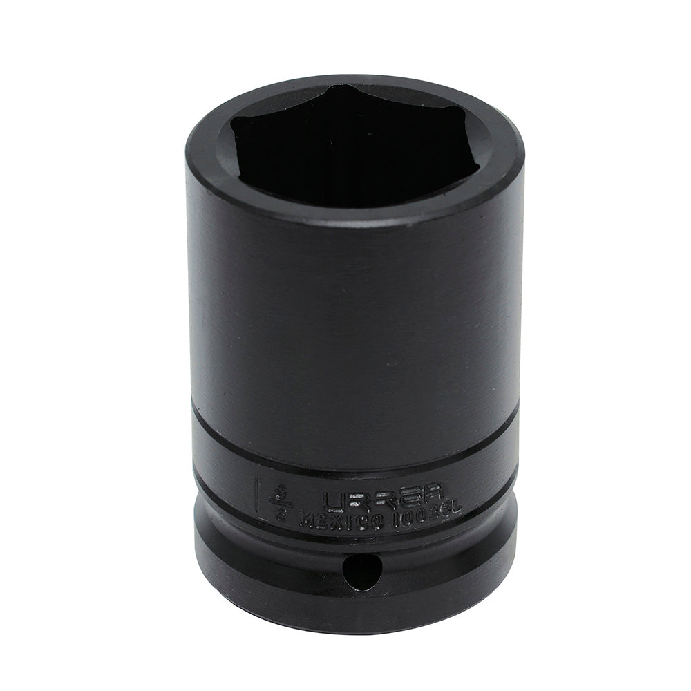 Dado de impacto largo cuadro de 1", 6 puntas, en pulgadas, 1-5/8" Urrea