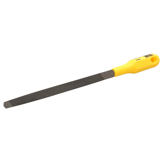 Paquete de 6 piezas de Lima triangular con mango plástico 8" Surtek