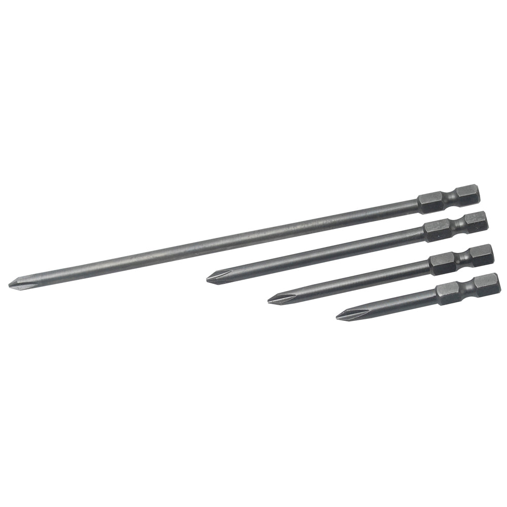 Paquete de 5 piezas de Punta Phillips de poder hexágono de 1/4", #3 x 6" Urrea