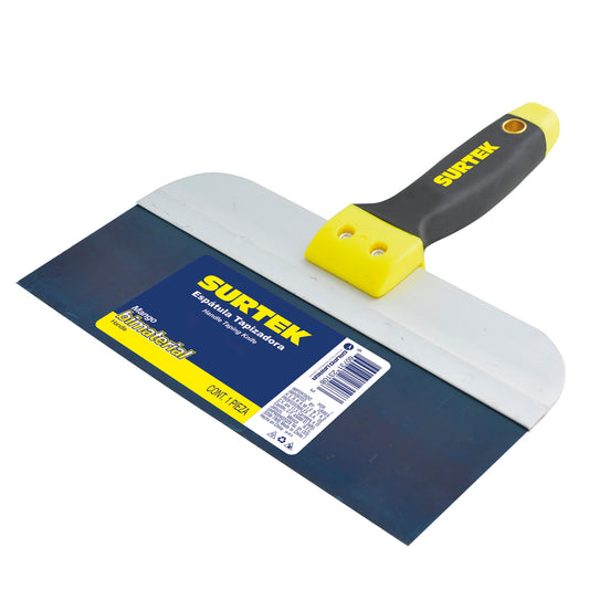 Paquete de 3 piezas de Espátula tapizadora de acero de alto carbón con mango bimaterial 10" Surtek