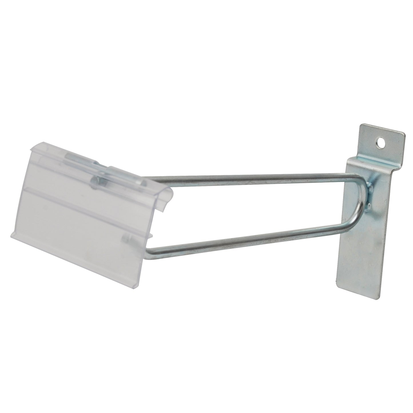 Paquete de 100 piezas de Gancho para panel ranurado con preciador plástico, 8" Surtek