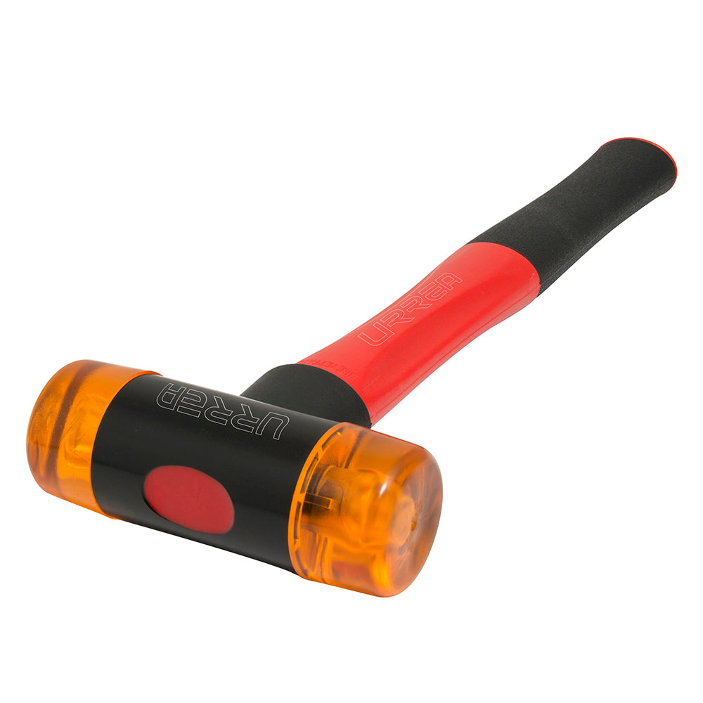 Martillo con tapas plásticas intercambiables con mango anti-vibración, 16 oz Urrea