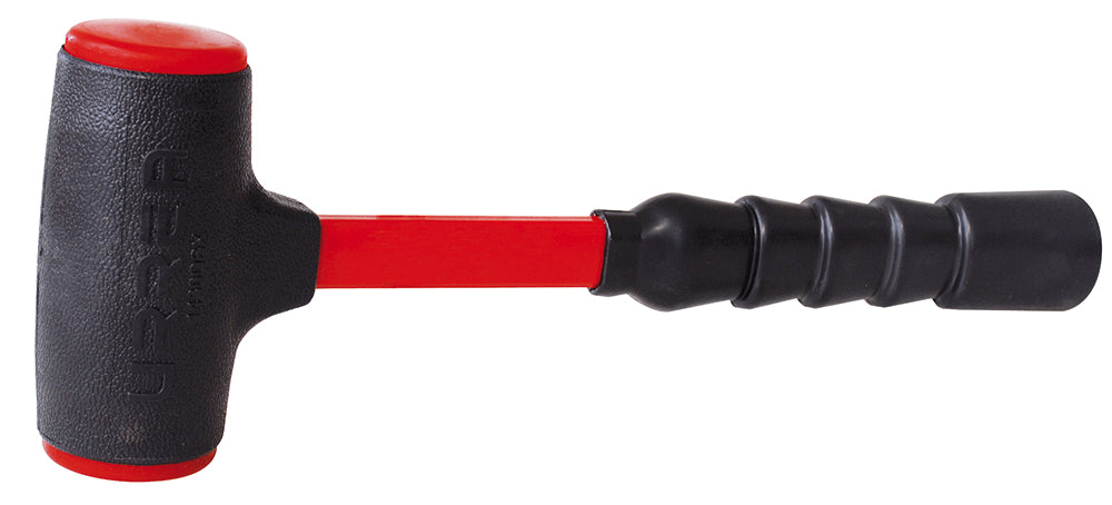 Mazo de golpe seco tapas fijas con mango Rubber grip de 13-3/4", 32 oz Urrea