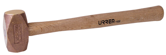 Marro de bronce anti-chispas con mango madera de encino de 18", 3.1 lb Urrea