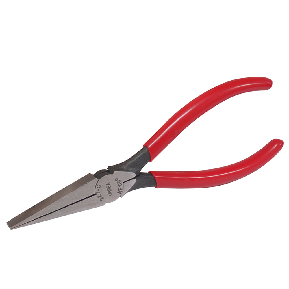 Paquete de 6 piezas de Pinza para electricista con mango rubber grip de 6-5/8" punta plana Urrea