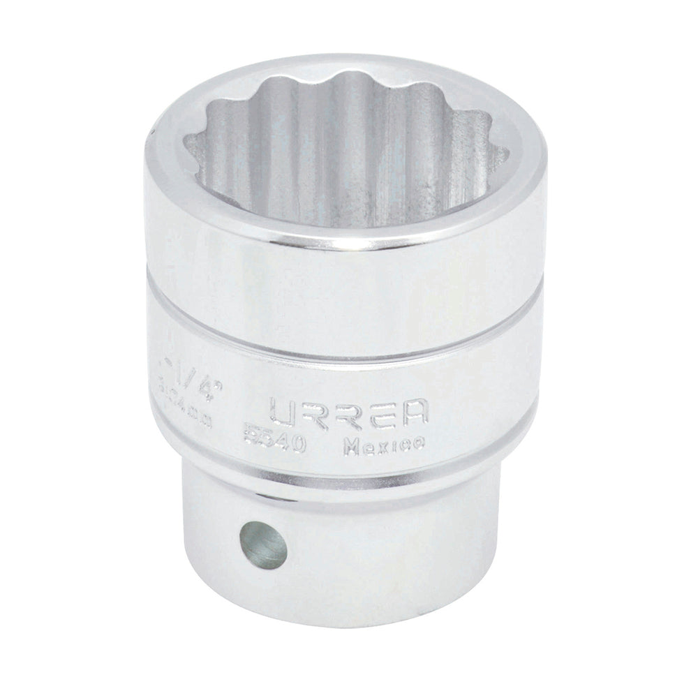 Paquete de 6 piezas de Dado cuadro de 3/4", 12 puntas, en pulgadas, 1-1/4" Urrea