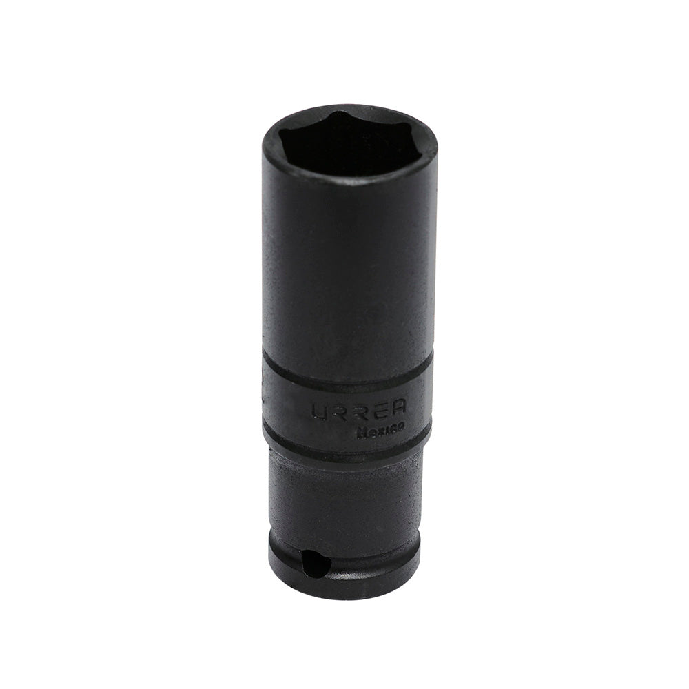 Dado de impacto largo pared delgada cuadro de 1/2", 6 puntas, métrico, 21 mm Urrea