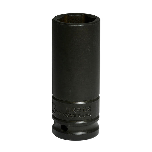 Paquete de 6 piezas de Dado de impacto largo cuadro de 1/2", 6 puntas, métrico, 23 mm Urrea