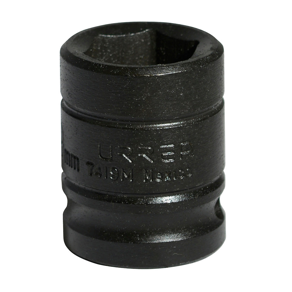 Paquete de 6 piezas de Dado de impacto cuadro de 1/2", 6 puntas, métrico, 19 mm Urrea