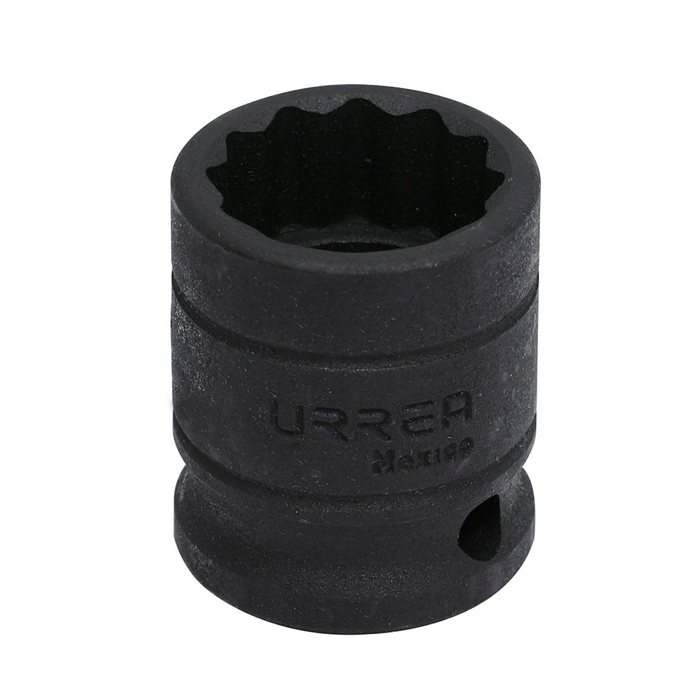 Dado de impacto cuadro de 1/2", 12 puntas, en pulgadas, 1-3/8" Urrea