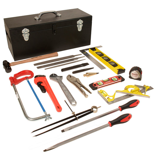 Juego básico industrial para tubero, 20 piezas con caja D7C20 Urrea