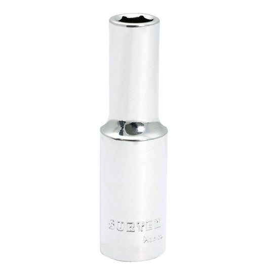 Paquete de 6 piezas de Dado largo cuadro de 1/2", 6 puntas, métrico, 10 mm Surtek