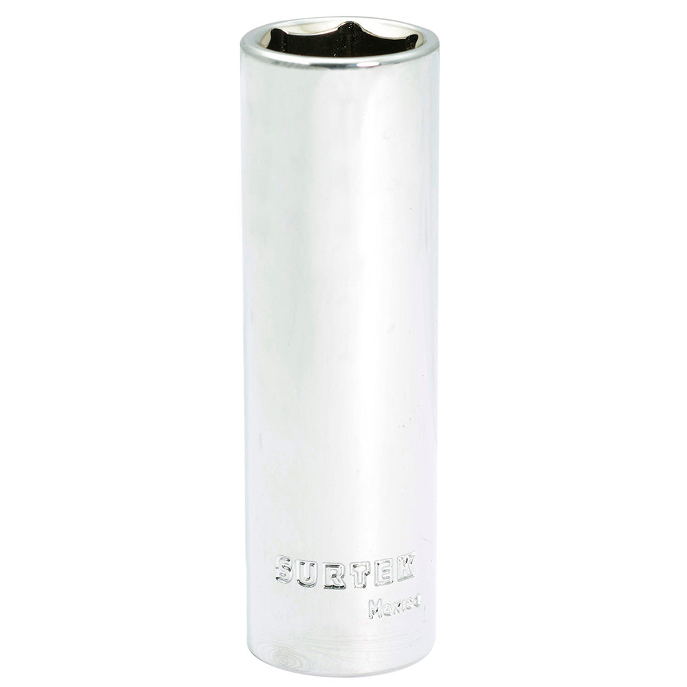 Paquete de 6 piezas de Dado largo cuadro de 1/2", 6 puntas, métrico, 34 mm Surtek