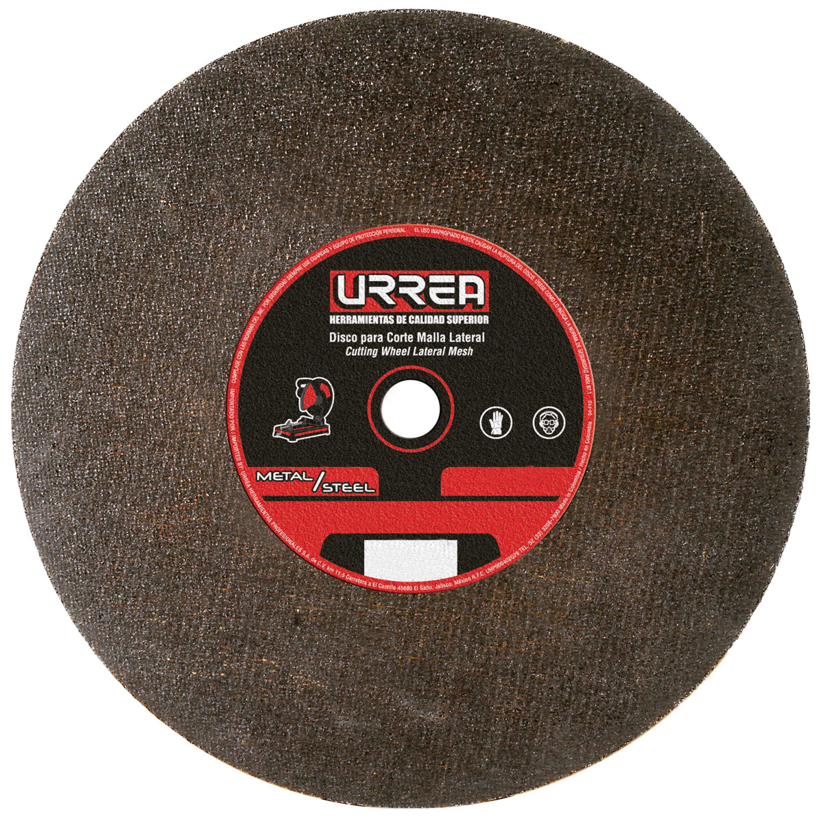 Paquete de 50 piezas de Disco abrasivo tipo 1 para metal 4-1/2" x 1/16" Urrea