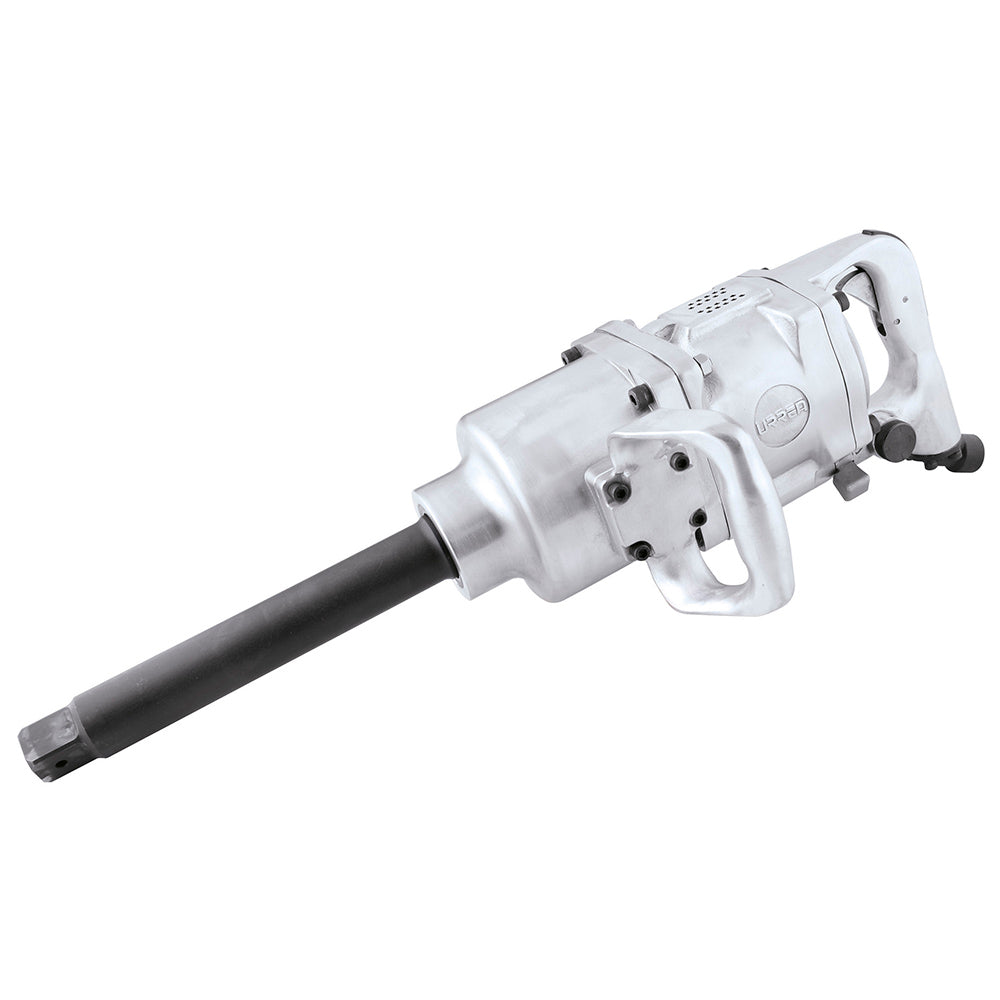 Pistola de impacto neumática cuadro de 1" 2,500 Ft-lb con extensión 8" sistema twin hammer Urrea