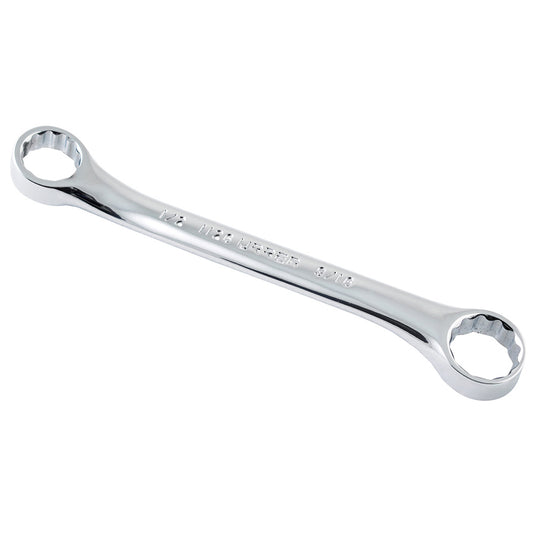 Paquete de 6 piezas de Llave de estrías pulido espejo de 15° en pulgadas, 12 puntas, 1/2" x 9/16" Urrea
