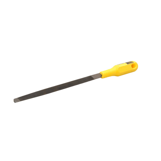 Paquete de 6 piezas de Lima triangular con mango plástico 7" Surtek