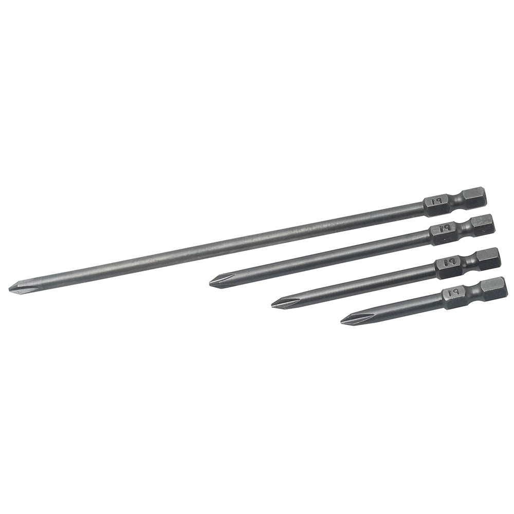 Paquete de 5 piezas de Punta Phillips de poder hexágono de 1/4", #1 x 3-1/2" Urrea