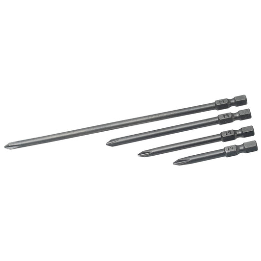 Paquete de 5 piezas de Punta Phillips de poder hexágono de 1/4", #1 x 6" Urrea