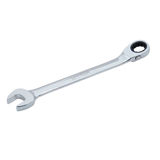 Llave combinada pulido espejo de matraca spline reversible métrica, 14 mm Urrea