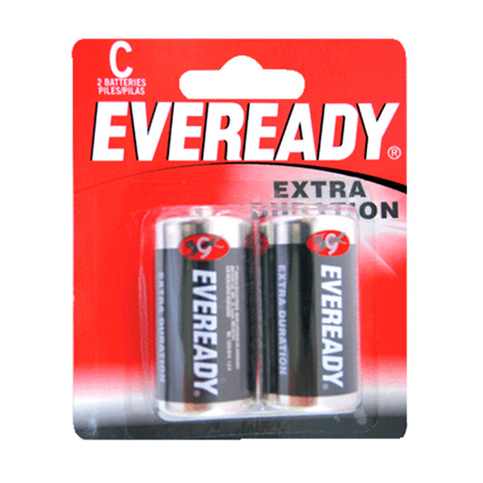 Paquete de 12 piezas de Pila alcalina Eveready® "C", 2 piezas Surtek