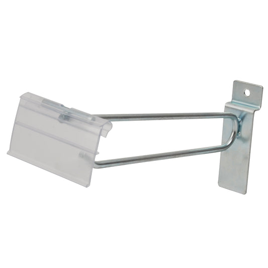 Paquete de 100 piezas de Gancho para panel ranurado con preciador plástico, 8" Surtek