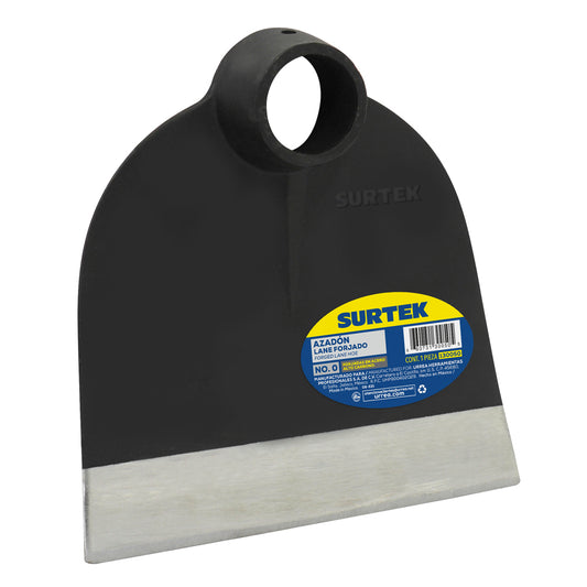 Paquete de 4 piezas de Azadón lane forjado No. 1, 7-1/2" Surtek