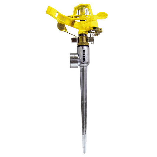 Paquete de 6 piezas de Aspersor metálico regulable por pulsación 3/4" GHT 1 vía Surtek