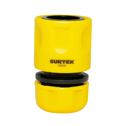 Paquete de 12 piezas de Juego de conectores para manguera de riego con sistema click 3/4" GHT, 2 piezas Surtek