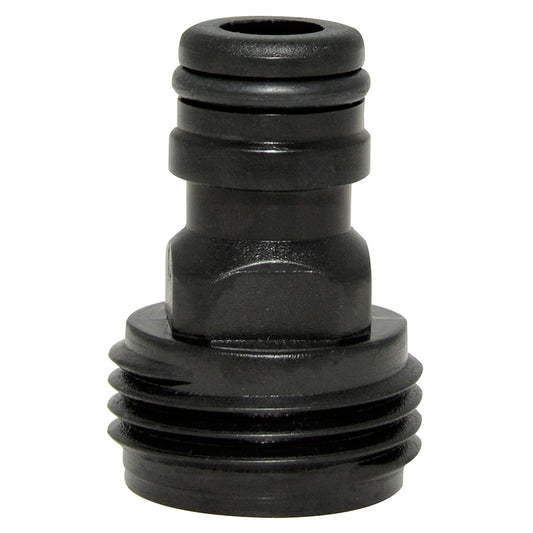 Paquete de 24 piezas de Conector para manguera de riego con sistema click 3/4" macho Surtek