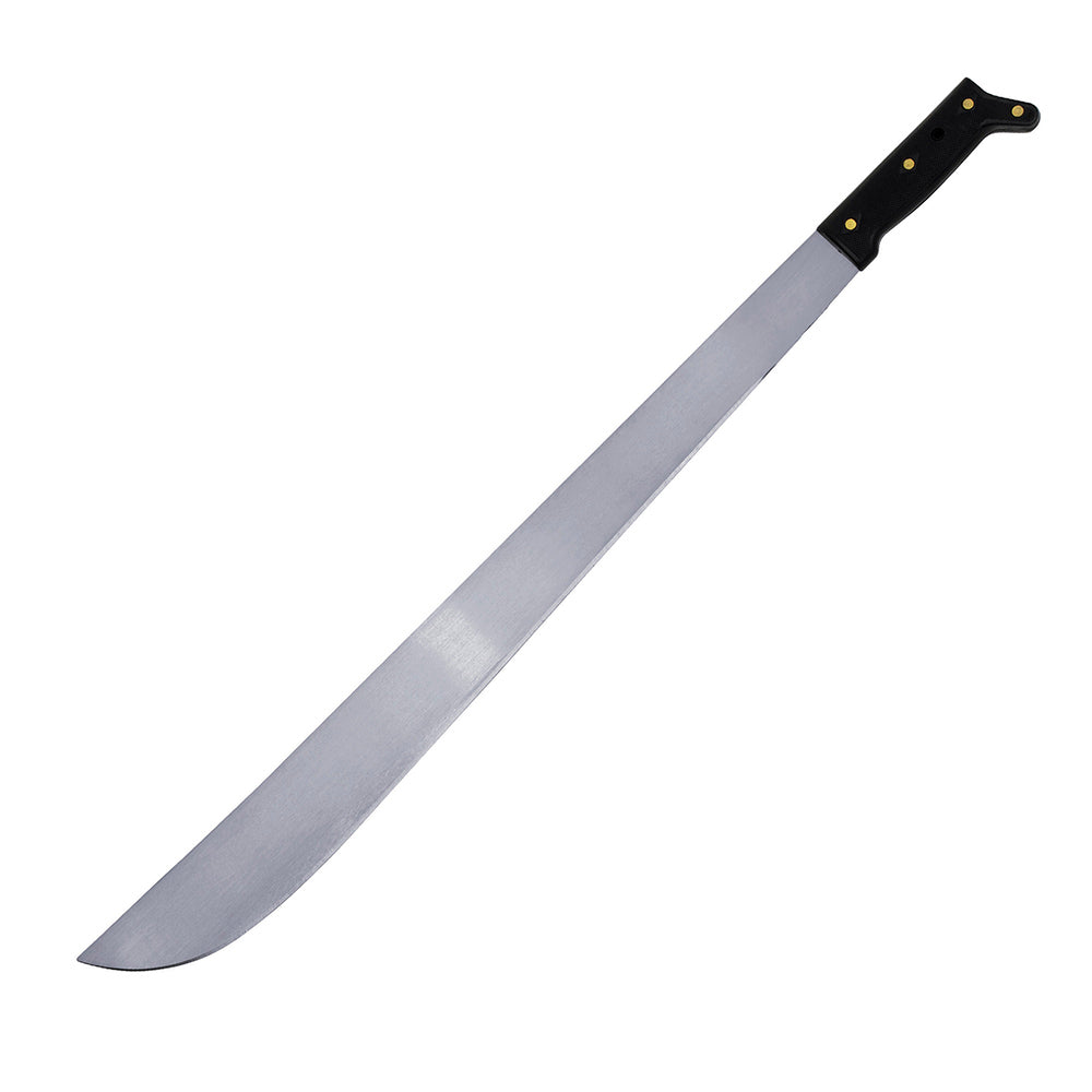 Machete troquelado con mango negro recto 26" Surtek