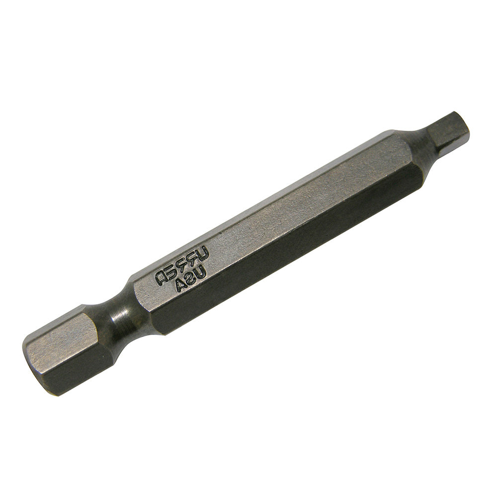 Paquete de 5 piezas de Punta cuadrada de poder hexágono de 1/4", #2 x 1-15/16" Urrea