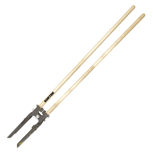 Paquete de 2 piezas de Cavahoyos con mango de madera 48", 6" Atlas Surtek