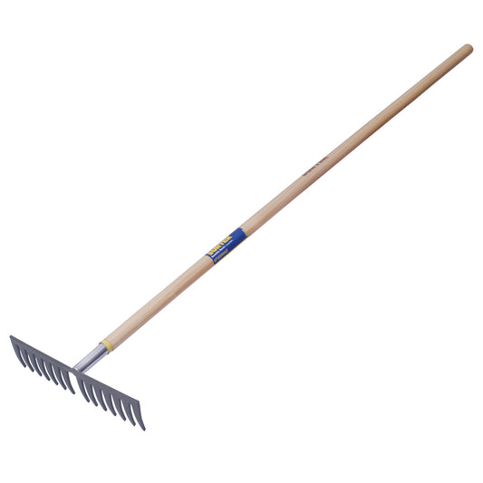 Paquete de 6 piezas de Rastrillo recto para jardín 16 dientes 60" Surtek