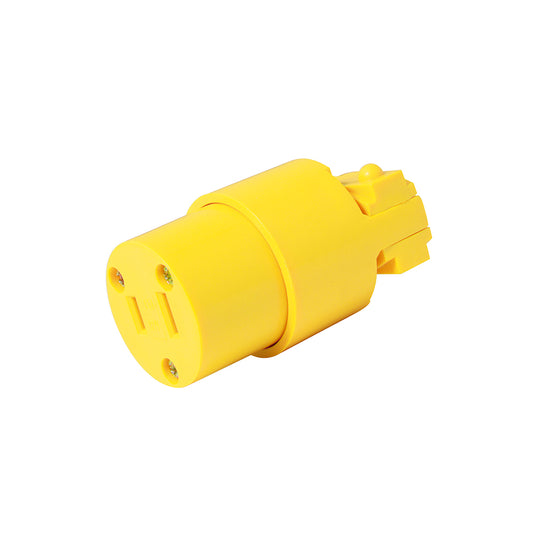 Paquete de 10 piezas de Contacto blindado plástico polarizado, color amarillo Surtek