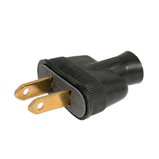 Paquete de 10 piezas de Clavija de vinil ovalada, color negro Surtek
