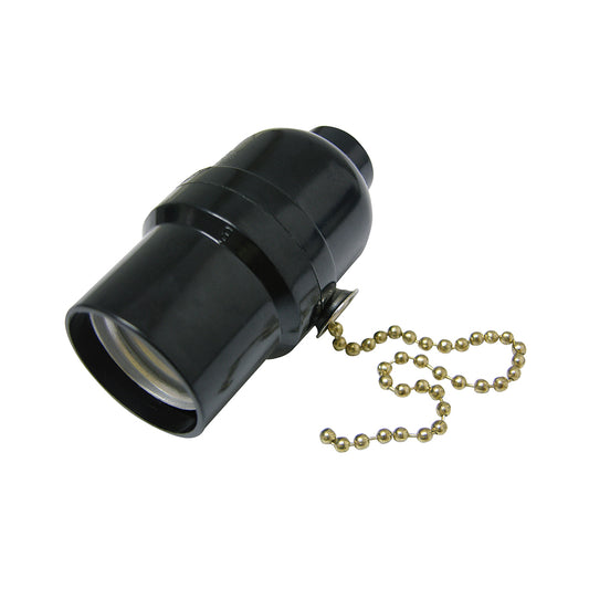 Paquete de 20 piezas de Potalámpara con cadena, color negro Surtek