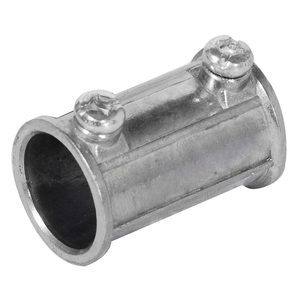 Paquete de 10 piezas de Conector cople para tubo conduit pared delgada 3/4" Surtek