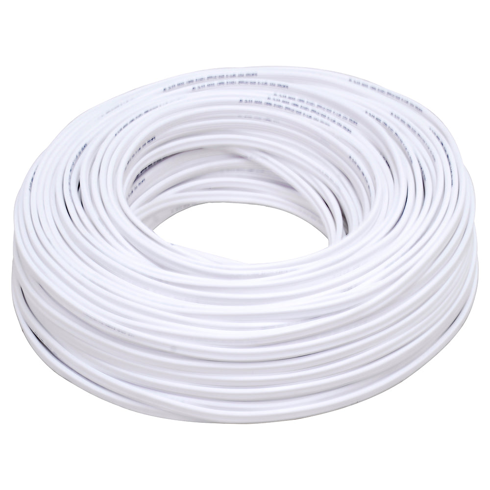 Cable eléctrico POT 2 x 14, 100 m color blanco Surtek