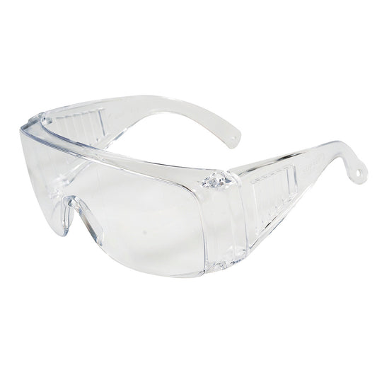 Paquete de 6 piezas de Lentes de seguridad modelo tradicionales, transparentes Surtek