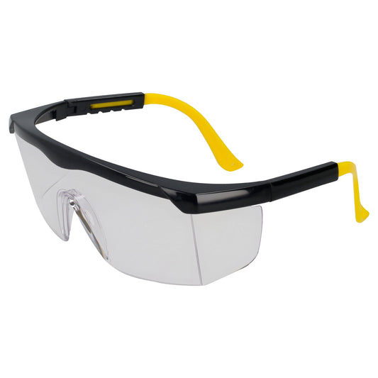 Paquete de 6 piezas de Lentes de seguridad modelo ajustable, transparentes Surtek