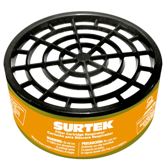 Paquete de 6 piezas de Cartucho para respirador con protección para pintura en aerosol Surtek