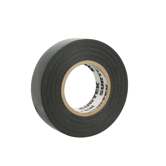 Paquete de 6 piezas de Cinta para aislar negra 19 mm x 9 m Surtek