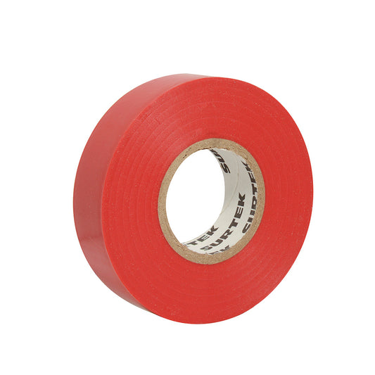 Paquete de 6 piezas de Cinta para aislar roja 19 mm x 18 m Surtek