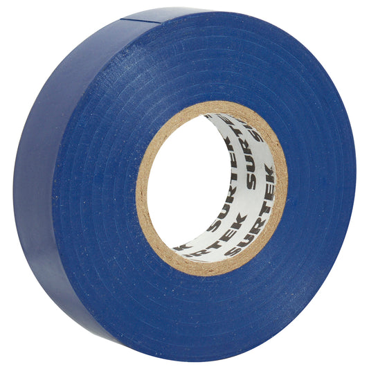 Paquete de 6 piezas de Cinta para aislar azul 19 mm x 9 m Surtek