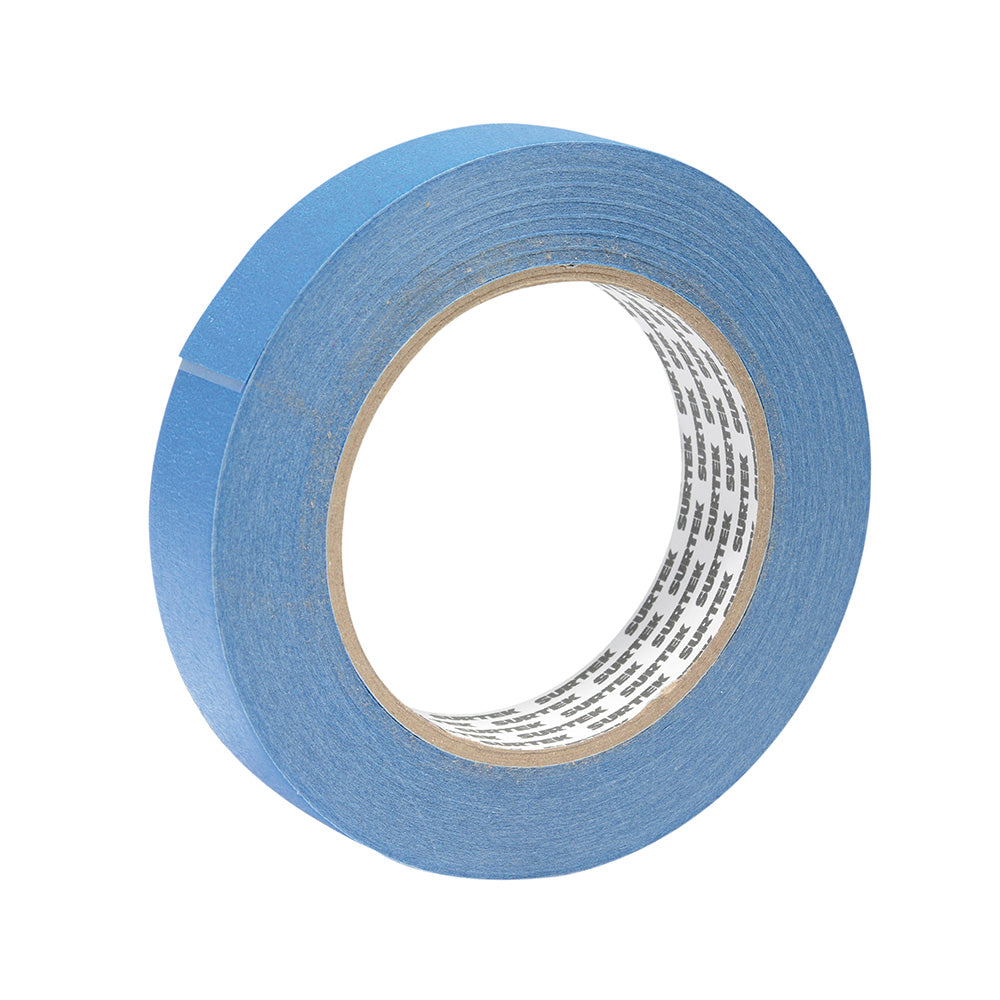 Paquete de 6 piezas de Cinta masking tape azul para enmascarar 1-1/2" x 50 m Surtek