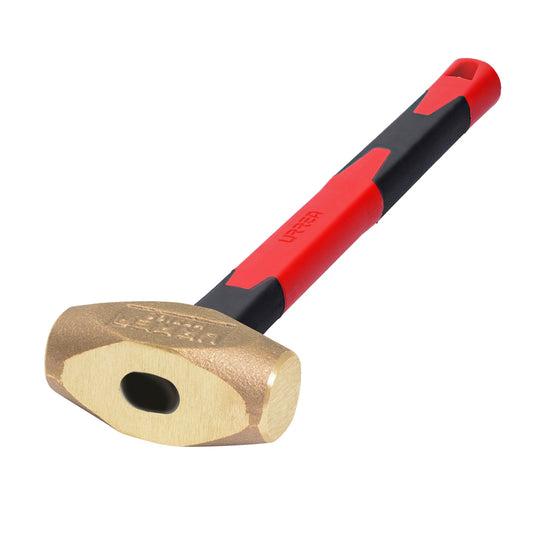 Marro de bronce anti-chispas con mango de fibra de vidrio de 13", 1.6 lb Urrea