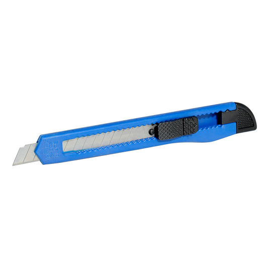 Paquete de 12 piezas de Cutter con cuerpo de plástico de 9 mm Foy