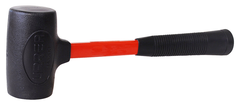 Mazo de golpe seco de alto impacto con mango Rubber grip de 14-11/16", 48 oz Urrea